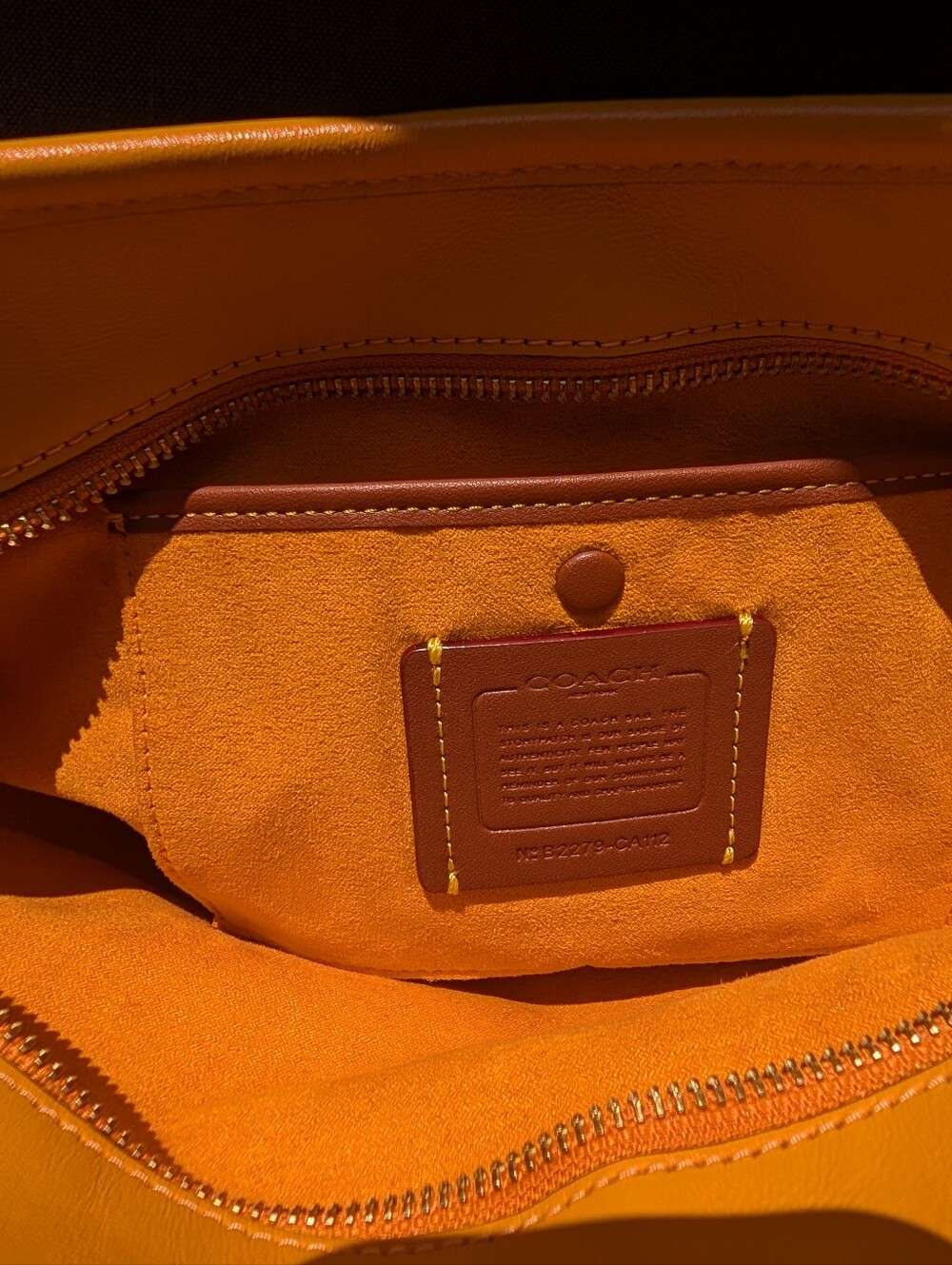 Coach Tali Bag In Papaya - Picture 9 of 15
